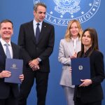 Κέντρο ενεργειακής διασύνδεσης Ελλάδας - Ιταλίας η Θεσπρωτία mitsotakis meloni